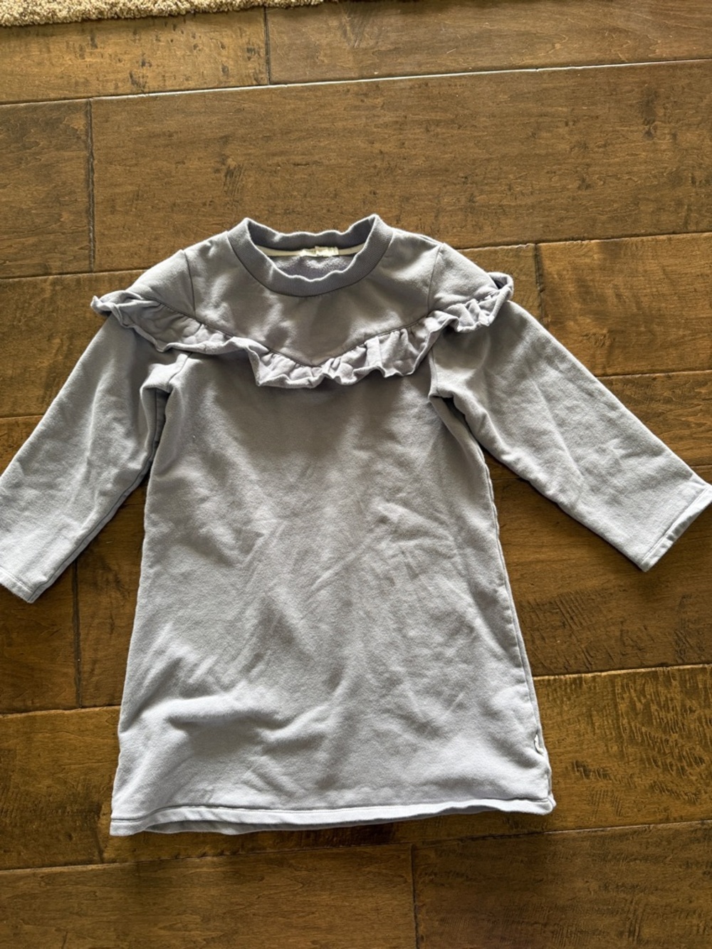 Girls Ruffle Long-Sleeve Tunic Top